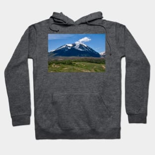 Wisp Of A Cloud Above The Mountain Hoodie